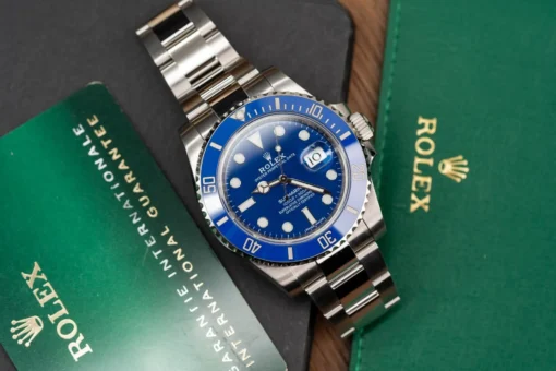 Rolex Super Clone Submariner 116619LB 40mm Blue Dial Smurf 4