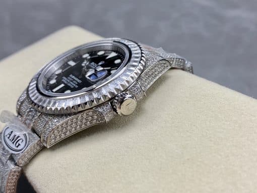 Photo 6 - Iced Out Rolex Submariner Iced Out Ref.116610LN-1 41mm Black Dial