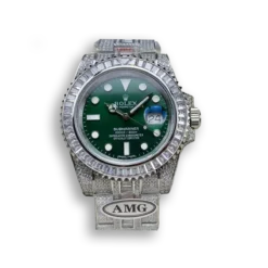Rolex Submariner Iced Out Ref.116610LV 41mm Green Dial