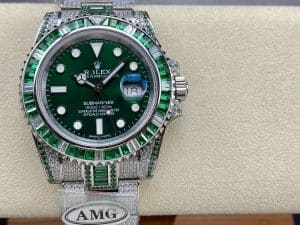 Rolex Submariner Iced Out Ref.116610LV-1 41mm Green Dial