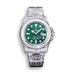 Rolex Submariner Iced Out Ref.116610LV-3 41mm Green Dial
