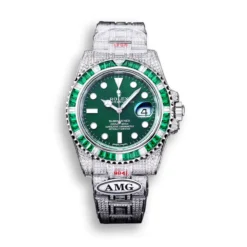Rolex Submariner Iced Out Ref.116610LV-5 41mm Green Dial