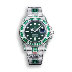 Rolex Submariner Iced Out Ref.116610LV-5 41mm Green Dial