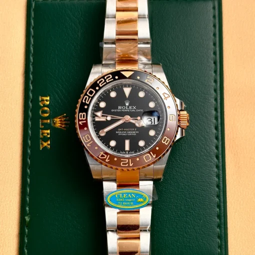 Rolex Super Clone GMT Master II 40mm Black Dial 126711CHNR Root Beer 2
