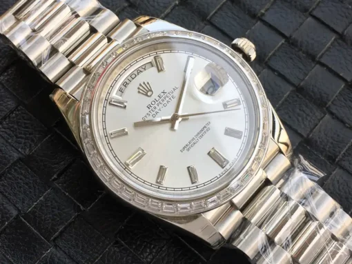 Rolex Day-Date Ref. m228238 Silver Dial Stainless Steel