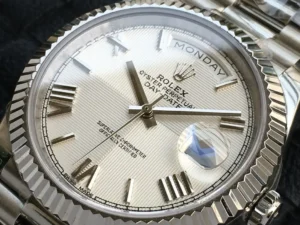 Rolex Day-Date Ref. m228238 Quadrant Texture White Dial