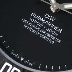 Rolex DIW Submariner Parakeet ref. 116610LB Black Dial