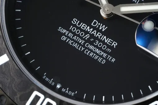 Rolex DIW Submariner Perruche réf. Cadran noir 116610LB