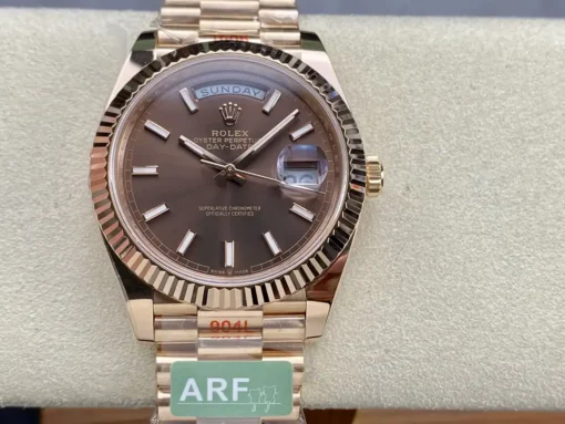 Rolex Day-Date Ref. m228238 Chocolate Dial