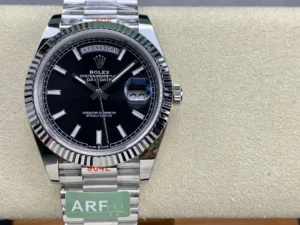 Rolex Day-Date Ref. m228238 Bright Black Dial Platinum