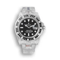 Rolex Submariner Iced Out Ref.116610LV Water Ghost SE Black Dial