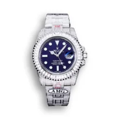 Rolex Submariner Iced Out Ref.116619LB 40mm Blue Dial