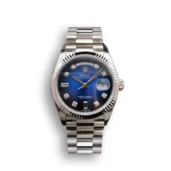 Rolex Day-Date Арт. 128238 Синий циферблат с эффектом омбре, 36 мм