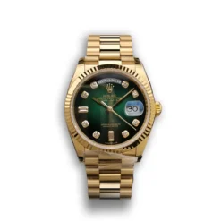 Rolex Day-Date Арт. 128238 Зеленый циферблат с эффектом омбре, 36 мм