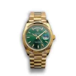 Rolex Day-Date Арт. 128238 Зеленый циферблат, 36 мм, желтое золото