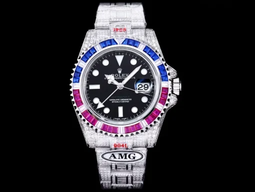 Rolex Submariner Iced Out Ref.126710BLRO Black Dial