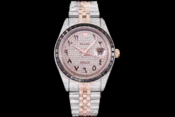 Rolex Datejust Ref.126300 41mm Arabic Dial Full-Diamond Rose Gold