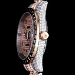 Rolex Datejust Ref.126300 41mm Arabic Dial Full-Diamond Rose Gold