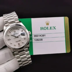 Rolex Day-Date Ref. 128238 36mm White Dial