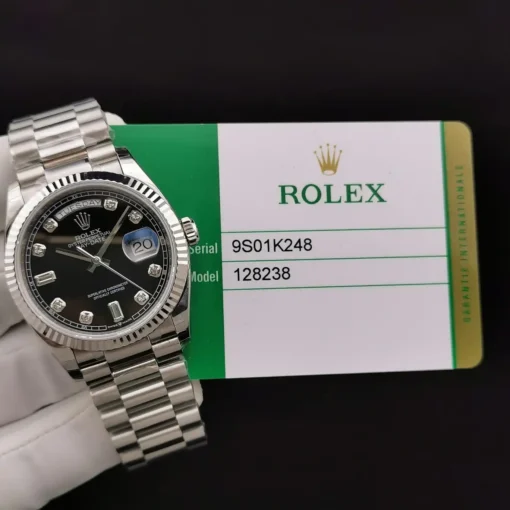 Rolex Day-Date Ref. 128238 36mm Black Dial