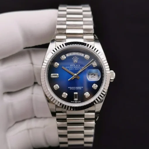Rolex Day-Date Ref. 128238 36mm Blue Ombre Dial