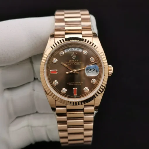 Rolex Day-Date Ref. 128238 36mm Chocolate Dial