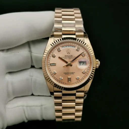 Rolex Day-Date Ref. 128238 36mm Rose Gold Dial