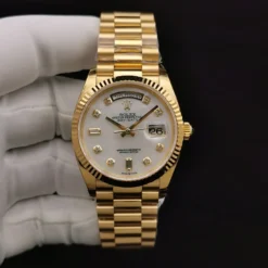 Rolex Day-Date Ref. 128238 36mm Mother of Pearl Dial Yellow Gold