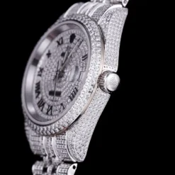 Rolex Datejust Ref.126300 41mm Full-Diamond Dial Roman