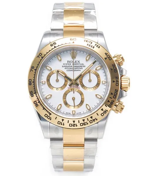 Replica Rolex Daytona 38mm Dial White 