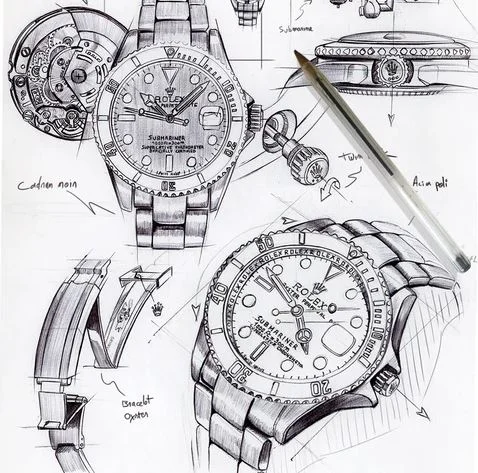 Rolex Submariner Super clone Drawing