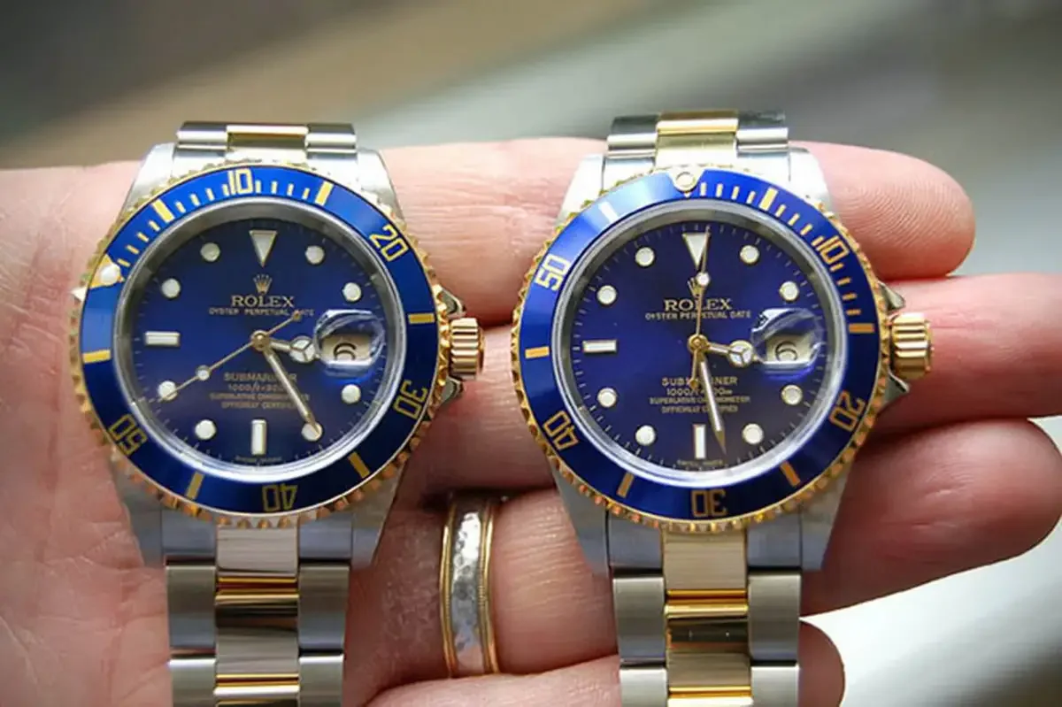 Replica Compared to Genuine Submariner