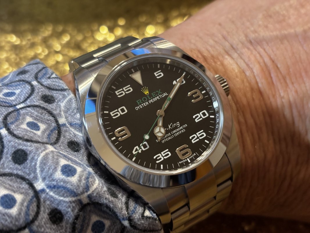 Air-King 38mm Dial Black 1454020 photo review