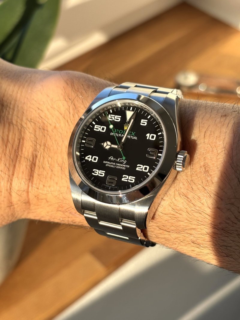 Replica Rolex Air King Black Dial