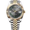 Datejust 41mm Rhodium Dial 126333 "Wimbledon" Flutted / Jubilee