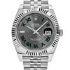 Datejust 41mm Rhodium Dial 126334 "Wimbledon" Flutted / Jubilee