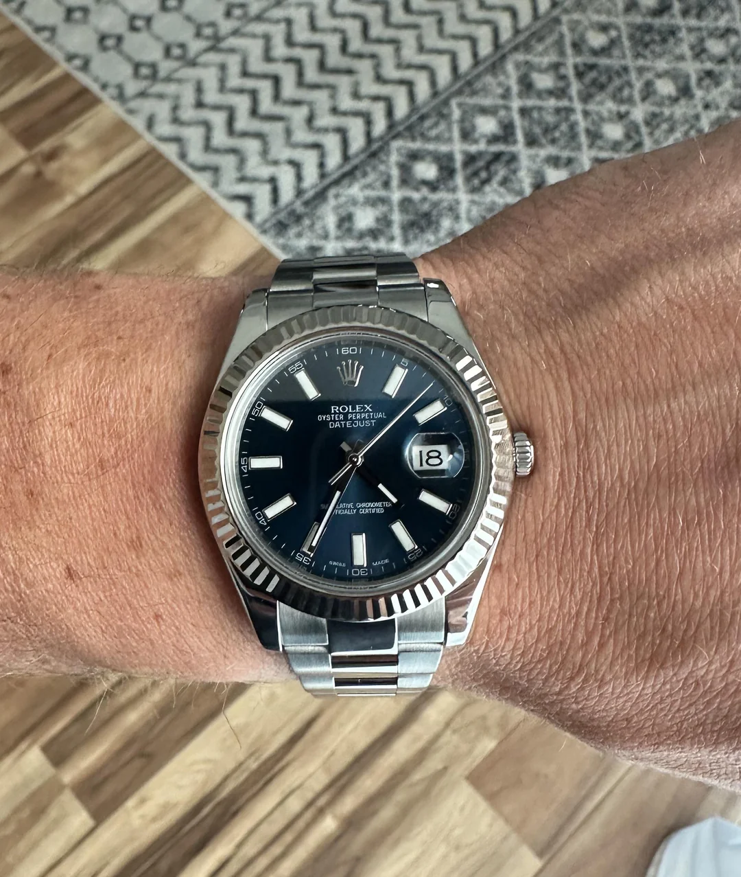 Datejust 116334 41mm Black Dial photo review