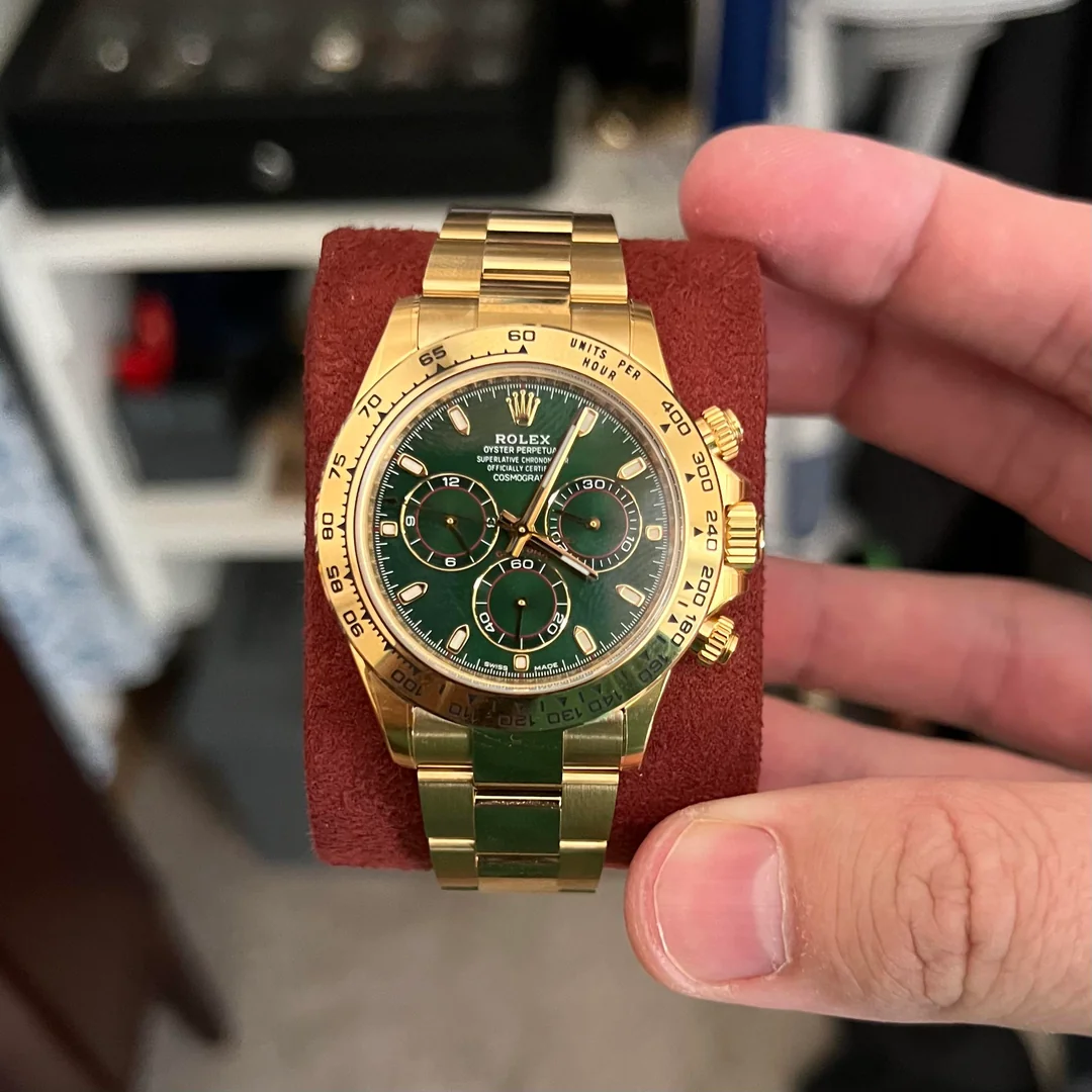 Daytona "John Mayer" Green Dial 116508 photo review
