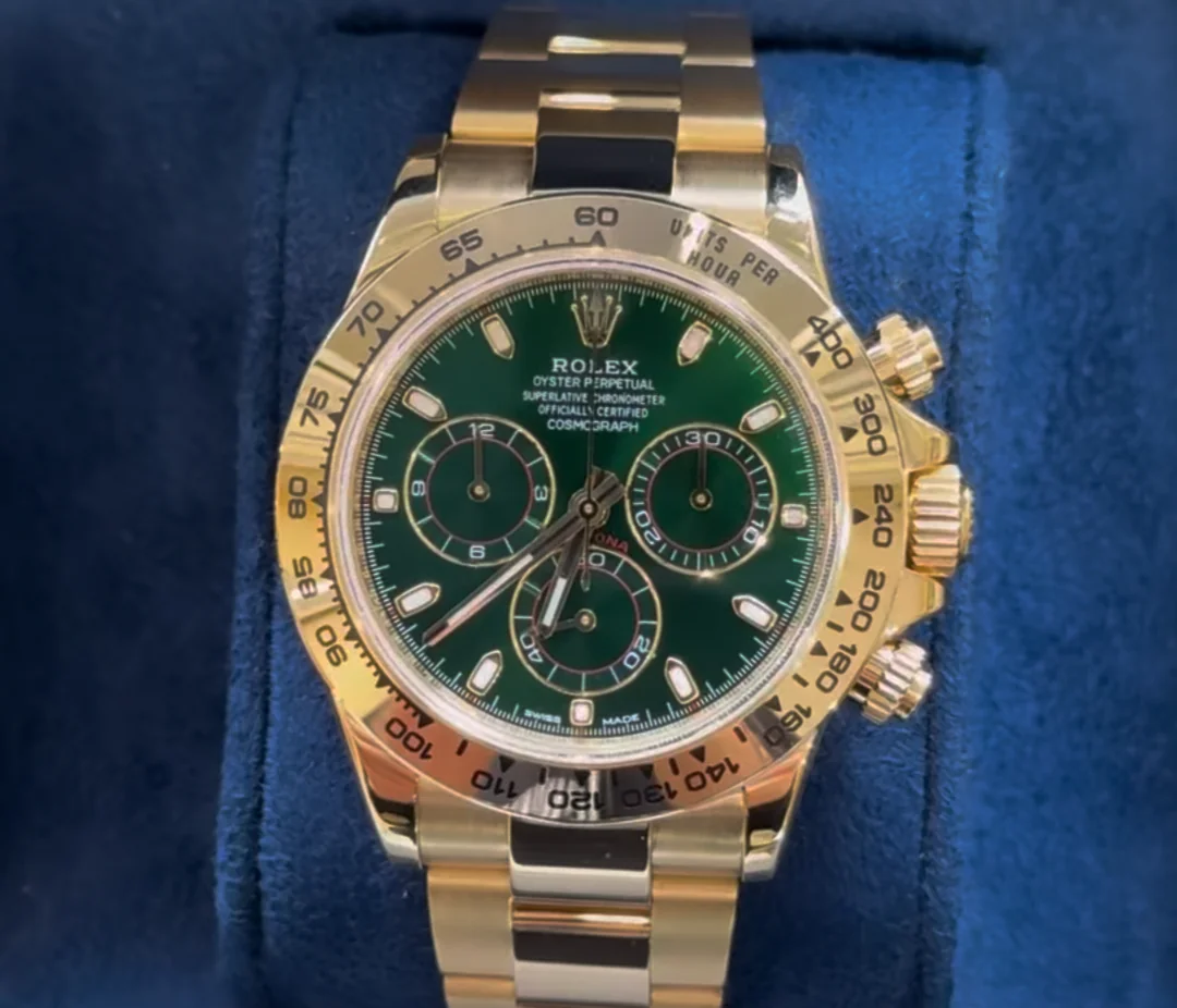 Daytona "John Mayer" Green Dial 116508 photo review