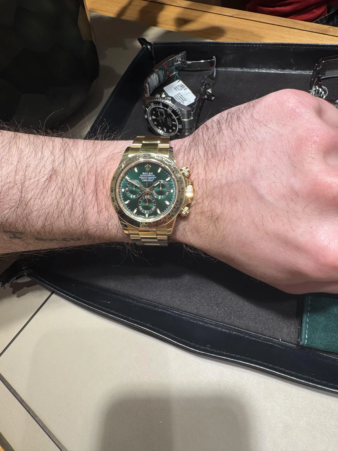 Daytona "John Mayer" Green Dial 116508 photo review