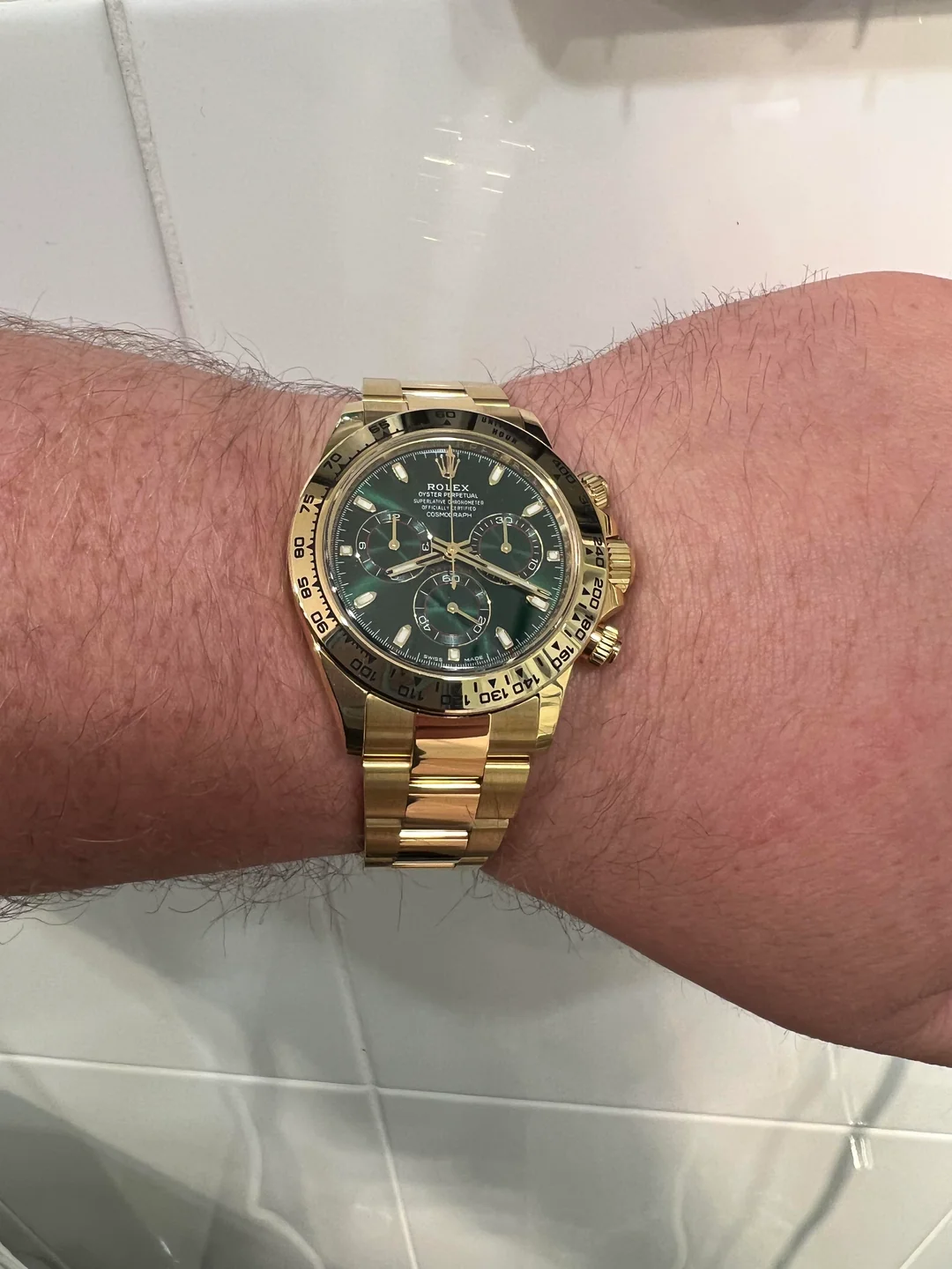 Daytona "John Mayer" Green Dial 116508 photo review