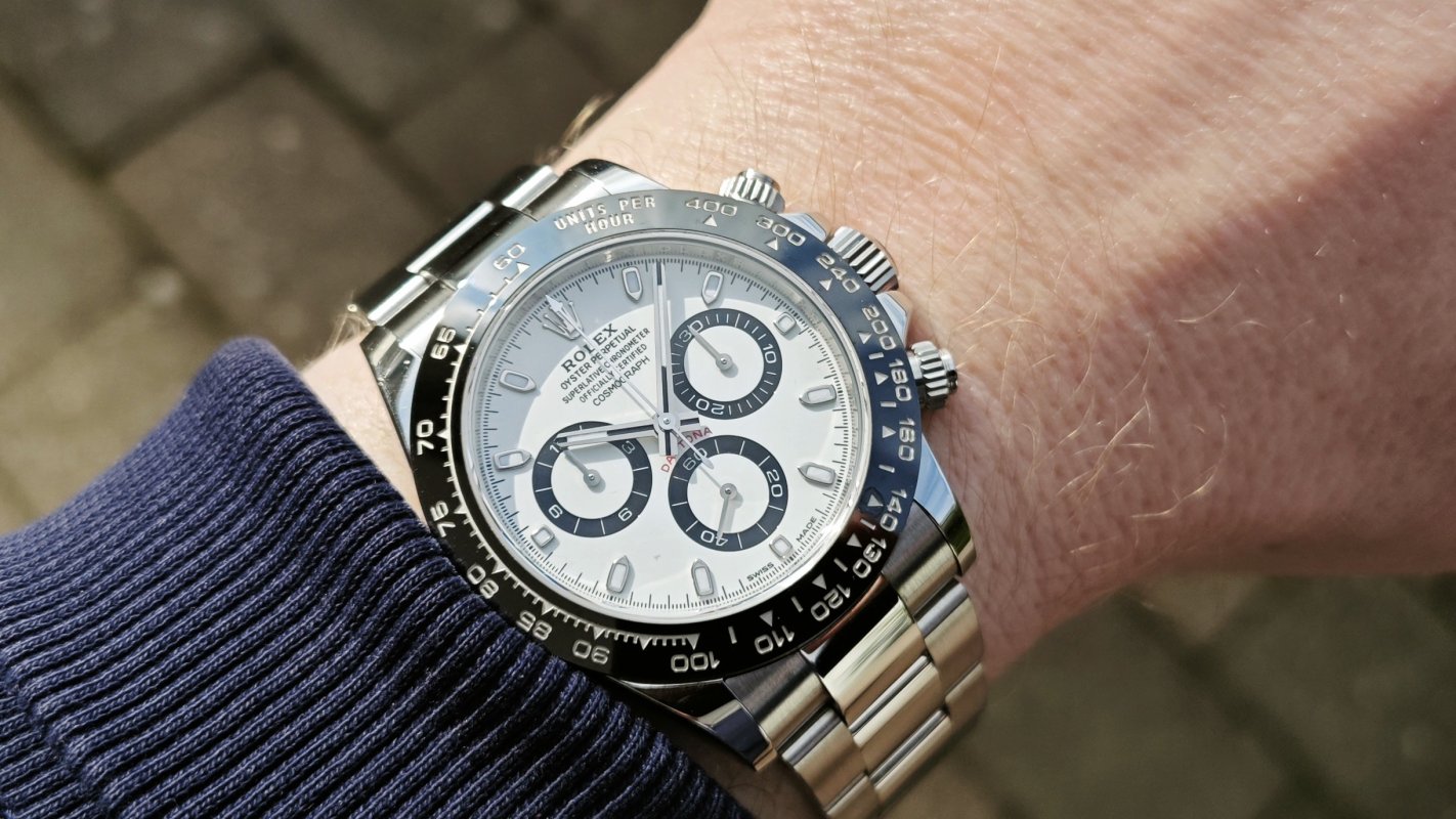 Daytona "Panda" 40mm White Dial 116500LN photo review