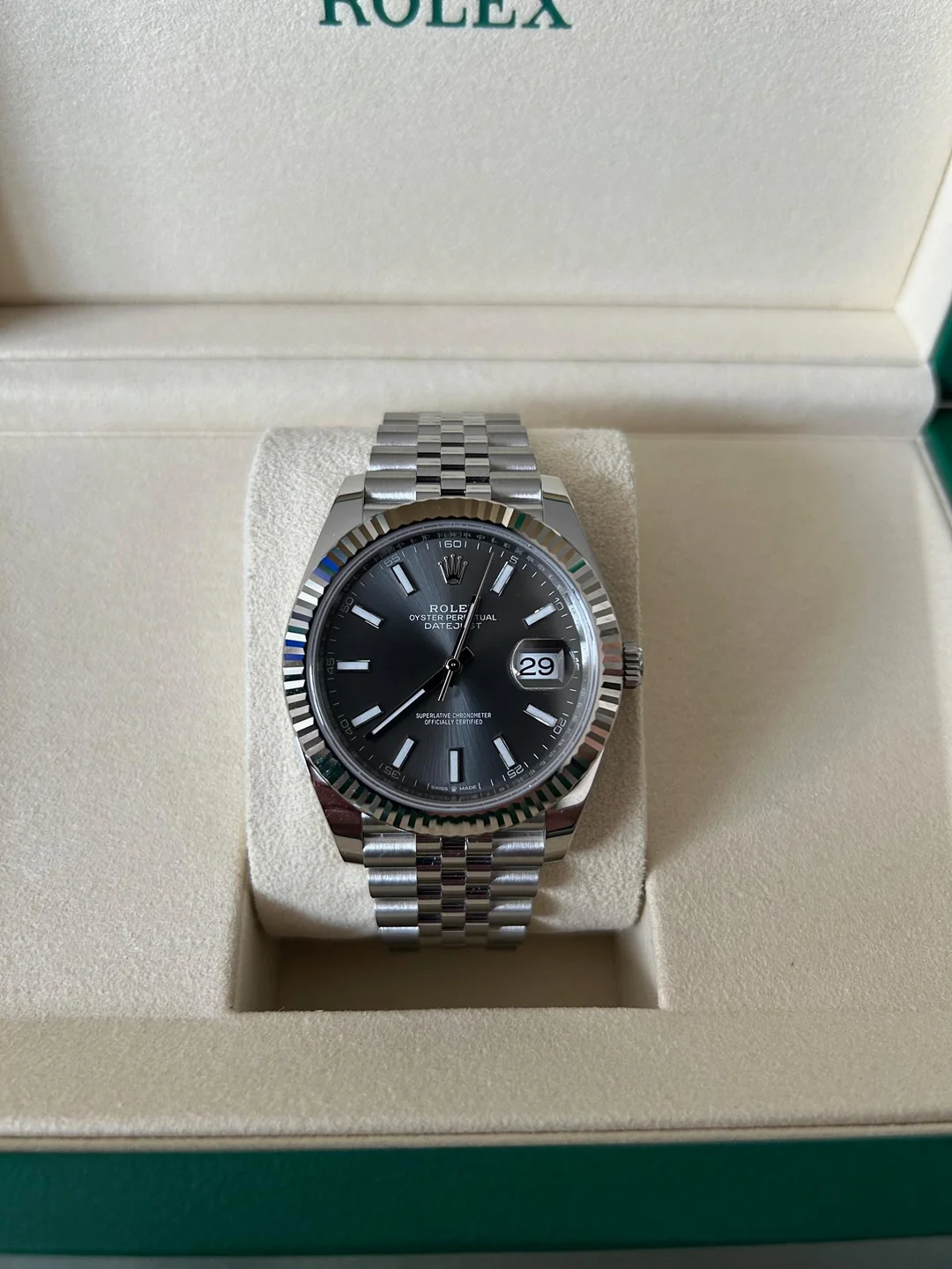 Super Clone Rolex DateJust Black Dial