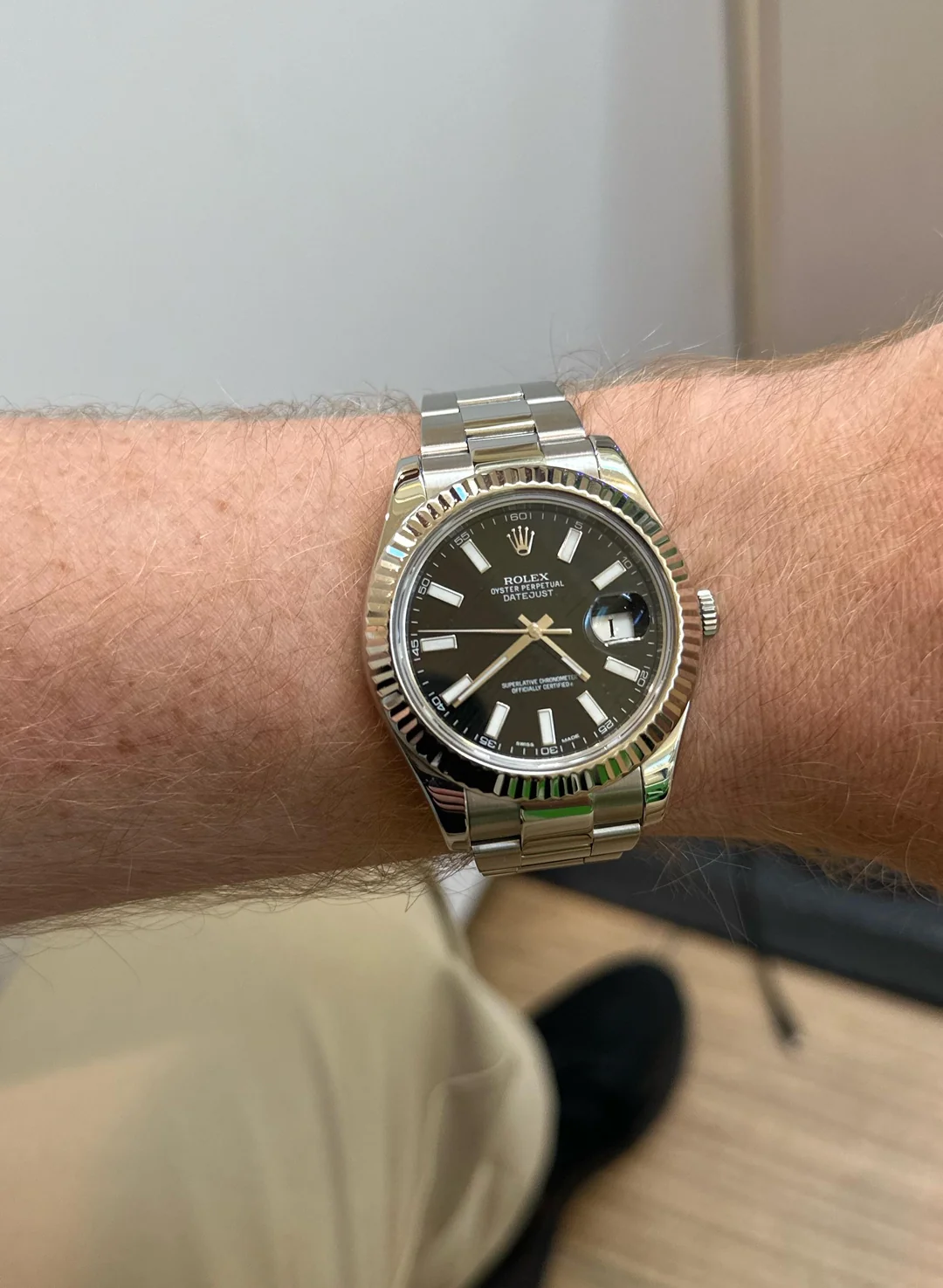 Super Clone Rolex Datejust Black Dial