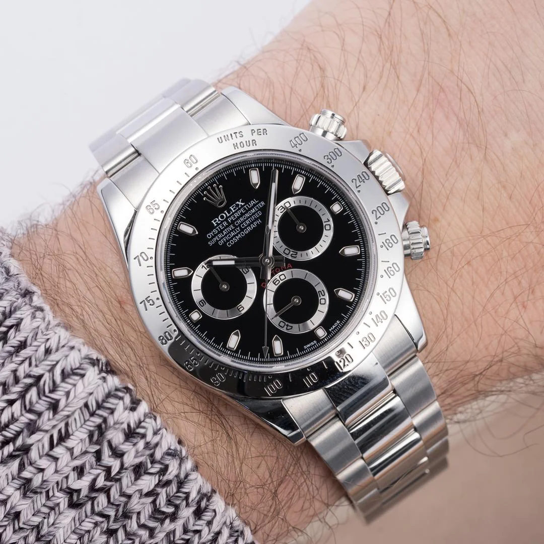Super Clone Rolex Daytona Black Dial