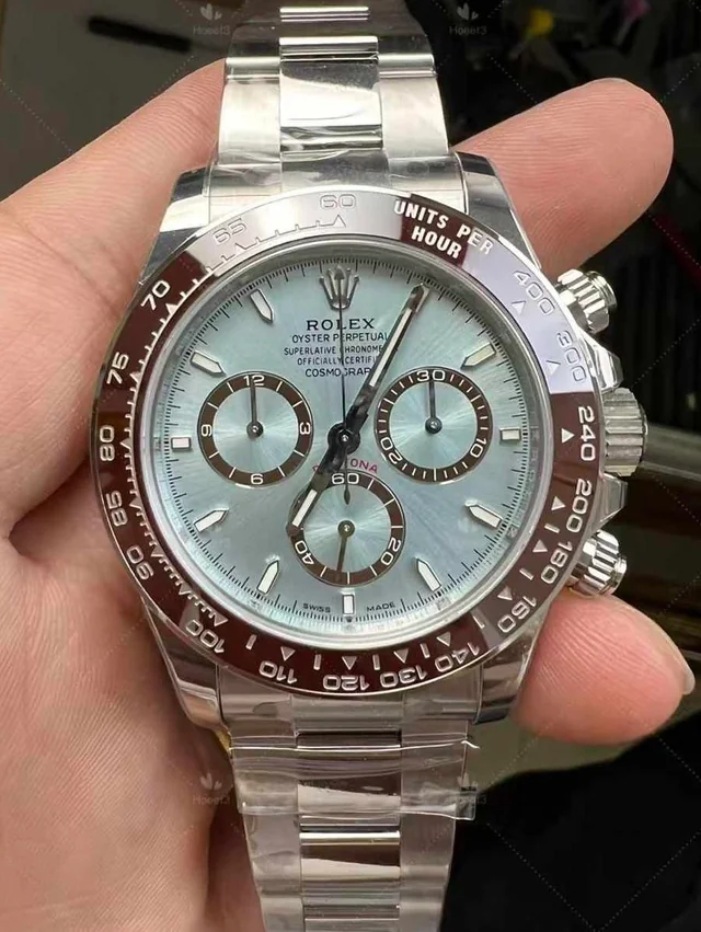 Daytona 40 mm Ice blue Dial 116506 "Platona" photo review