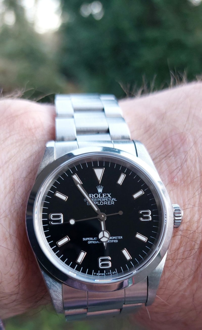 Click to view full screen Super Cone Rolex Explorer Black Dial