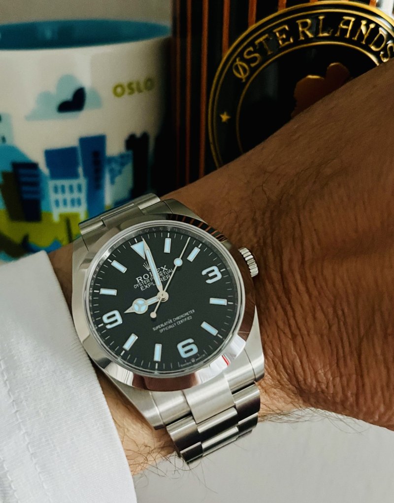 Click to view full screen Replica Rolex Explorer Black Dial