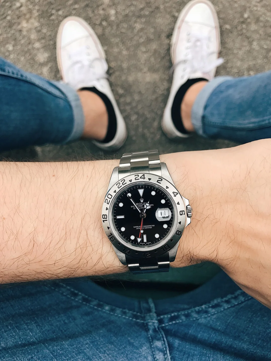 Super Clone Rolex Explorer II Black Dial