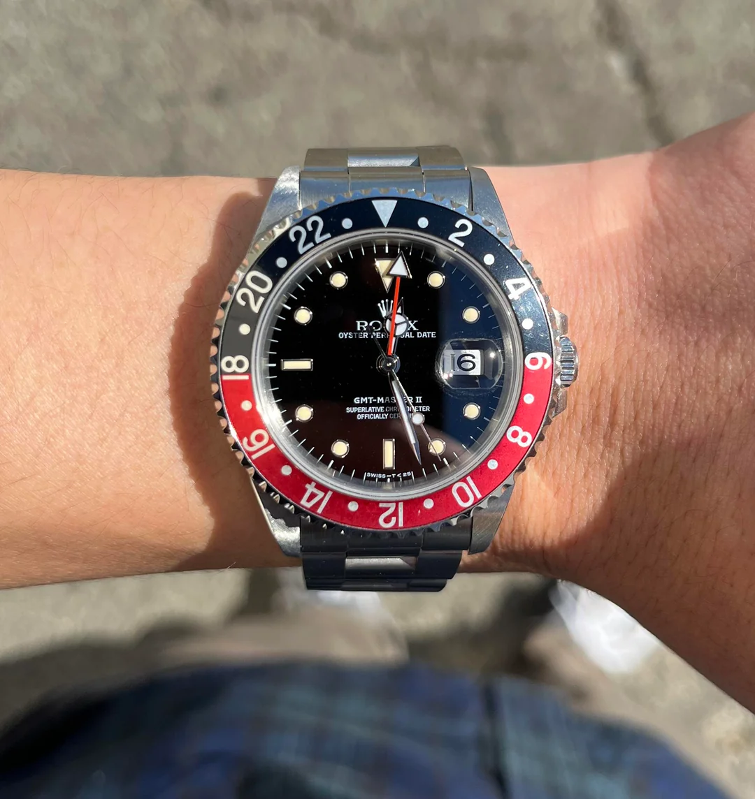GMT-Master II 40mm Dial Black 16710 “Coke” photo review
